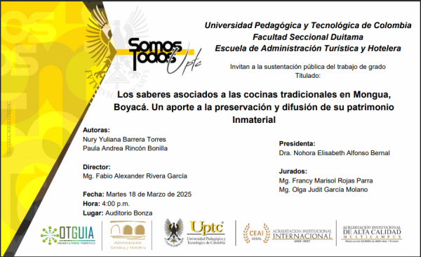 Sustentación Proyecto de  grado: Resultado SGI.3517: Semilleras investigadoras. Nury Barrera y Paula Rincòn. Director.&quot;OTGUIA&quot;. Mag. Fabio Alexander Rivera Garcia.